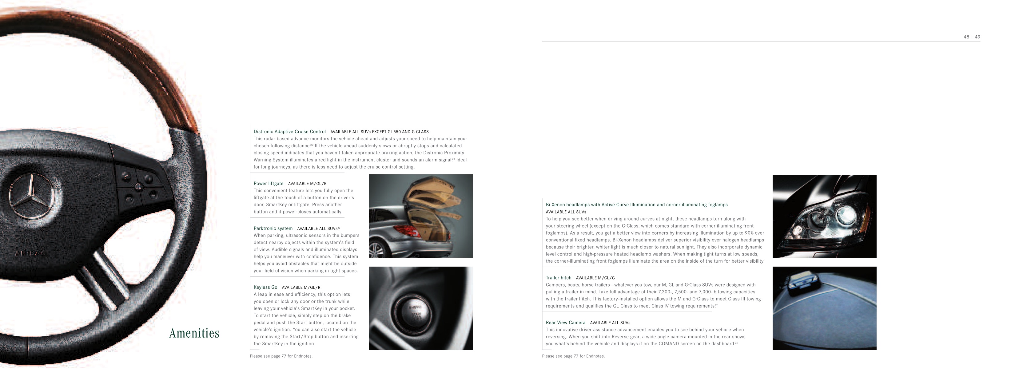 2008 Mercedes-Benz ML R-Class Brochure Page 1